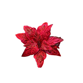 Flor roja 33 cms