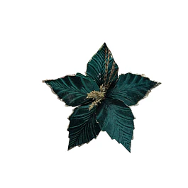 Flor verde inglés gamuzada