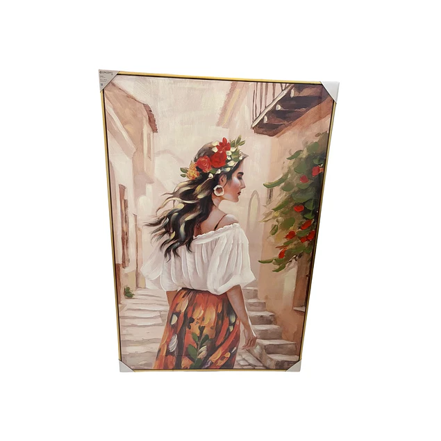 Cuadro mujer de espaldas
