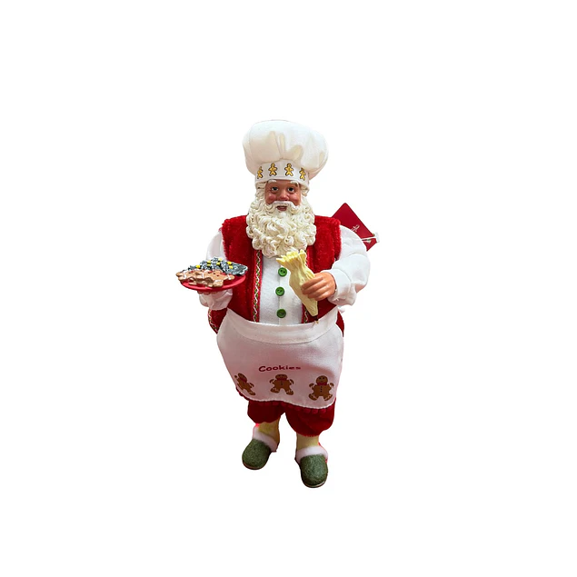 Papa noel coleccionable galletero