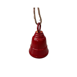 Campana metálica roja mediana