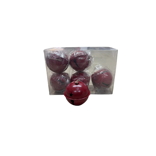 Set x 6 cascabeles 8 cms