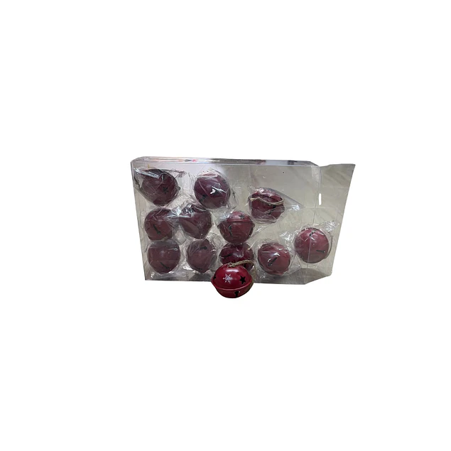Set x 12 cascabeles 6 cms