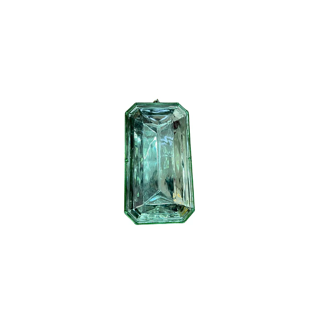Gema decorativa verde menta