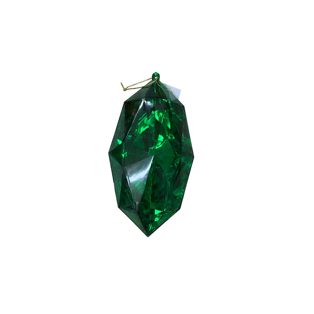 Gema decorativa verde