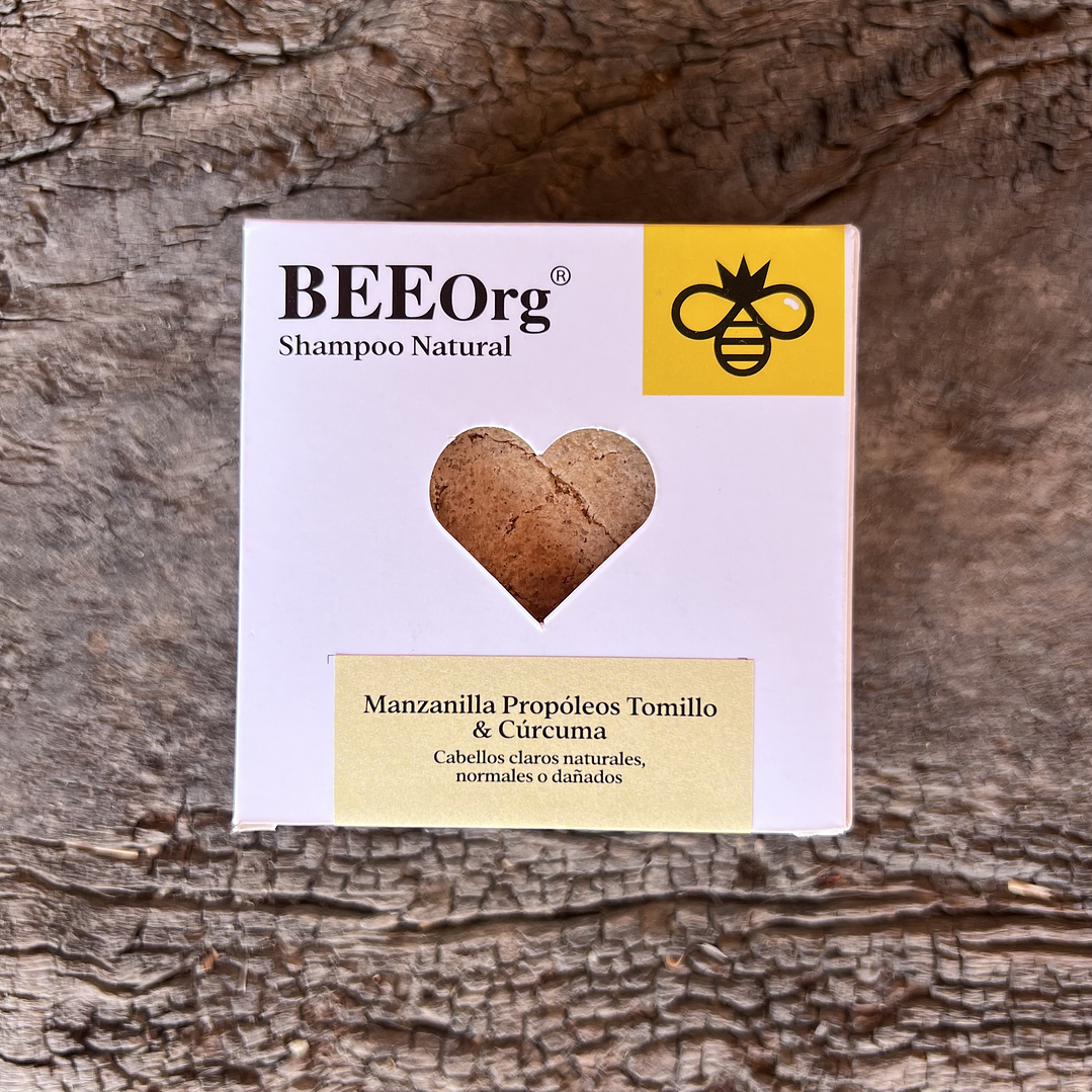Champú sólido natural Manzanilla-Propóleos-Tomillo-Cúrcuma 2