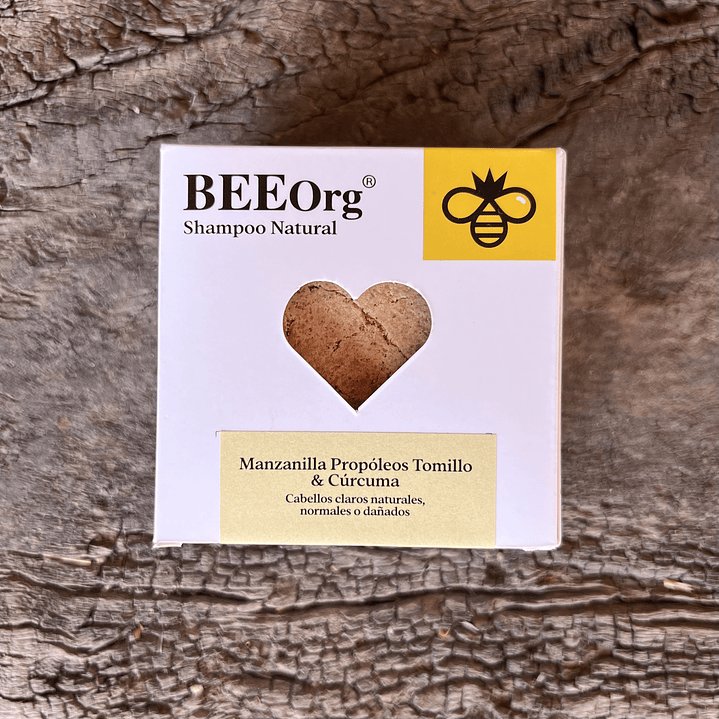 Champú sólido natural Manzanilla-Propóleos-Tomillo-Cúrcuma 2