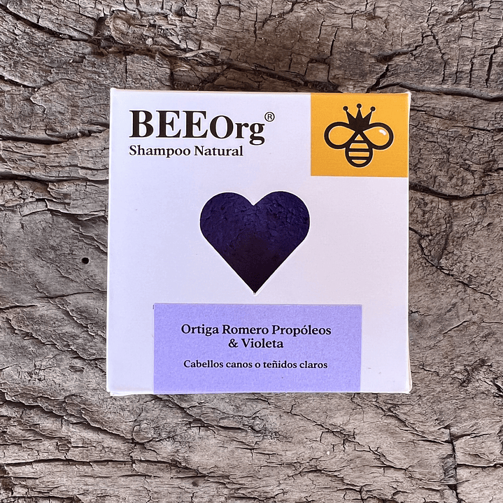 Champú sólido natural Matizante Violeta, Ortiga-Romero-Propóleos 2