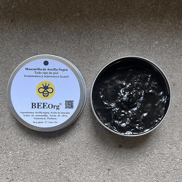 Mascarilla Tonificante Arcilla Negra 1