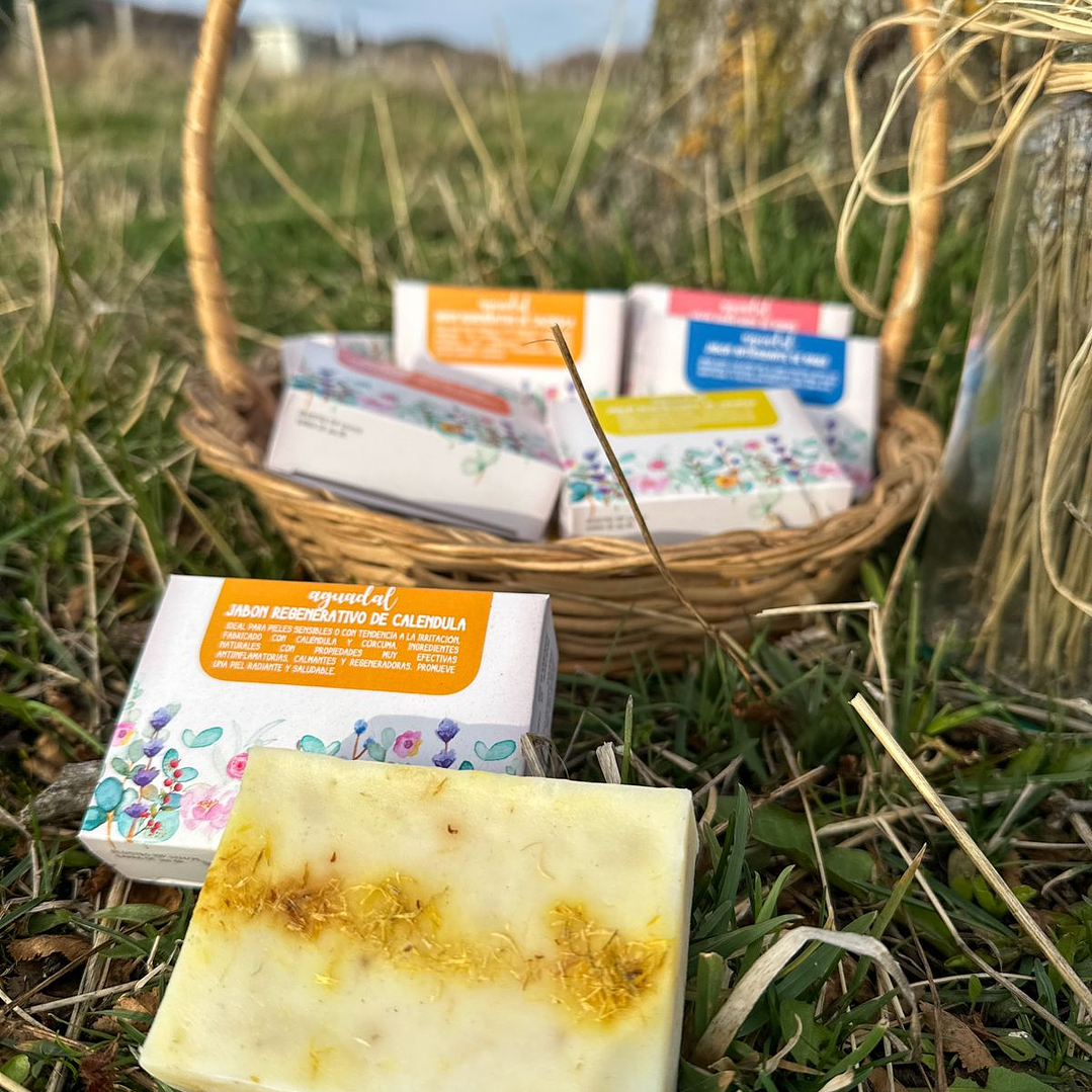 Jabón de Caléndula & Cúrcuma 100 g. 1