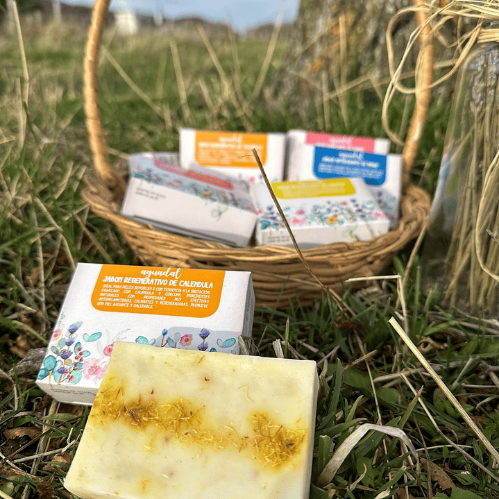 Jabón de Caléndula & Cúrcuma 100 g. 1