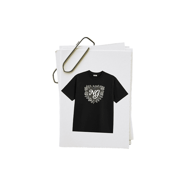 Polera nostalgia negro