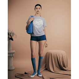 Polera nostalgia gris