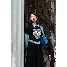 Polera nostalgia negro