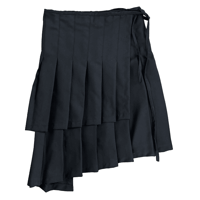 Falda asimétrica negra 