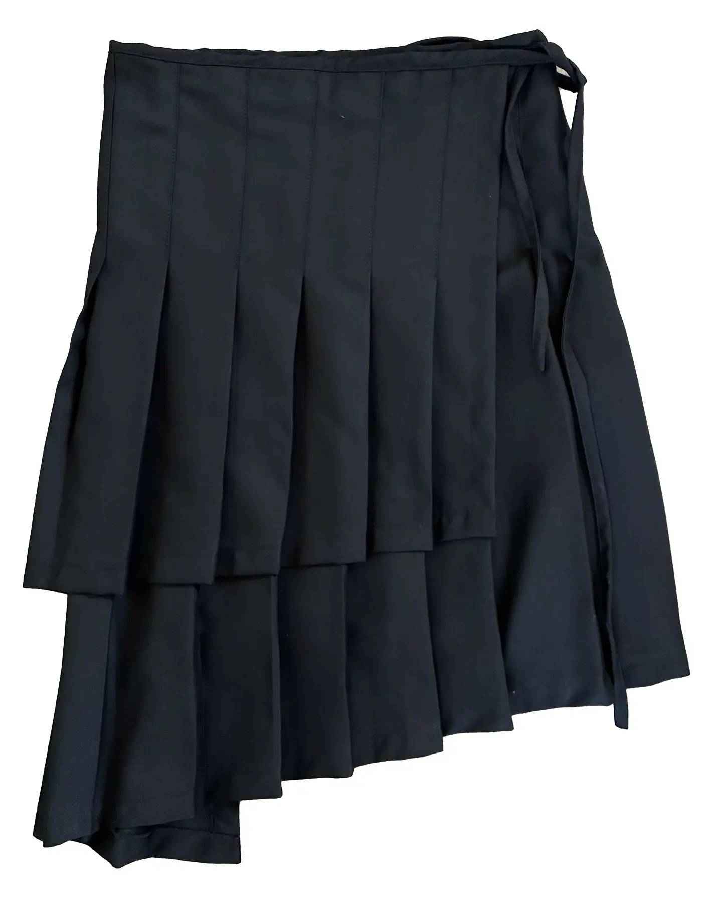Falda asimétrica negra  5