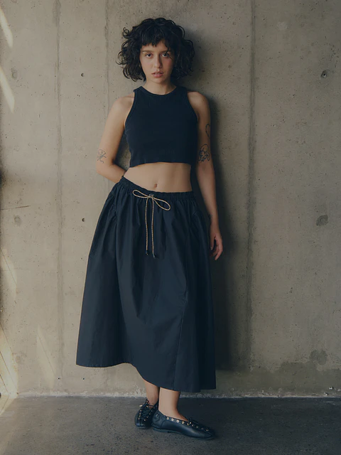 Falda sport negro