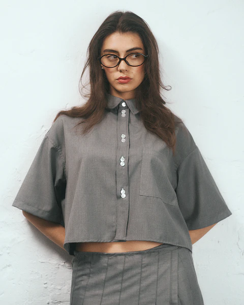 Camisa crop