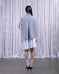 Camisa asimétrica escosés gris  - Miniatura 2