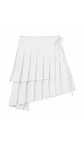 Falda asimétrica blanca - Miniatura 1