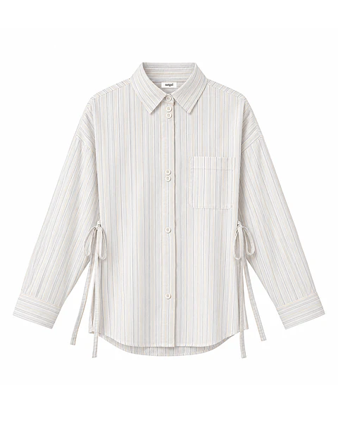 Camisa Oversize lazos 