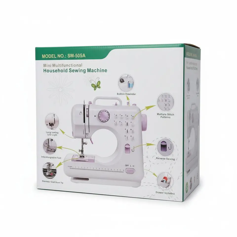 MAQUINA DE COSER MULTIFUNCIONAL ELECTRICA 4