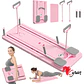 EQUIPO DE PILATES MULTIUSOS, TABLA DE EJERCICIOS ABDOMINALES PLEGABLE PARA GIMNASIO EN CASA, SET DE REFORMER DE PILATES CON TEMPORIZADOR - Miniatura 3