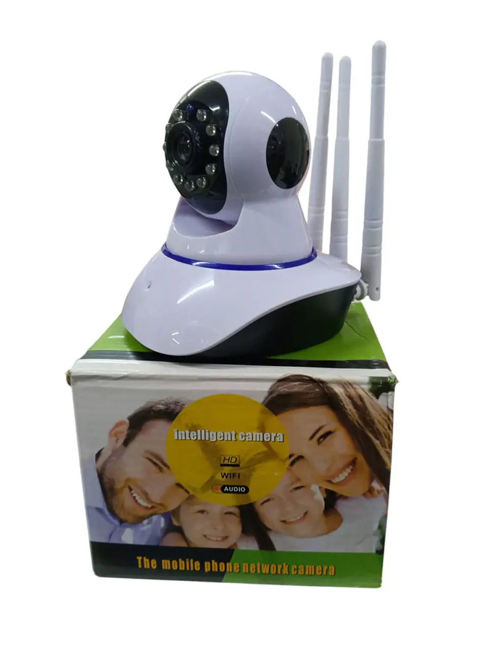 CAMARA DE SEGURIDAD 3 ANTENAS HD VISION NOCTURNA WIFI 2