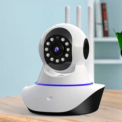 CAMARA DE SEGURIDAD 3 ANTENAS HD VISION NOCTURNA WIFI