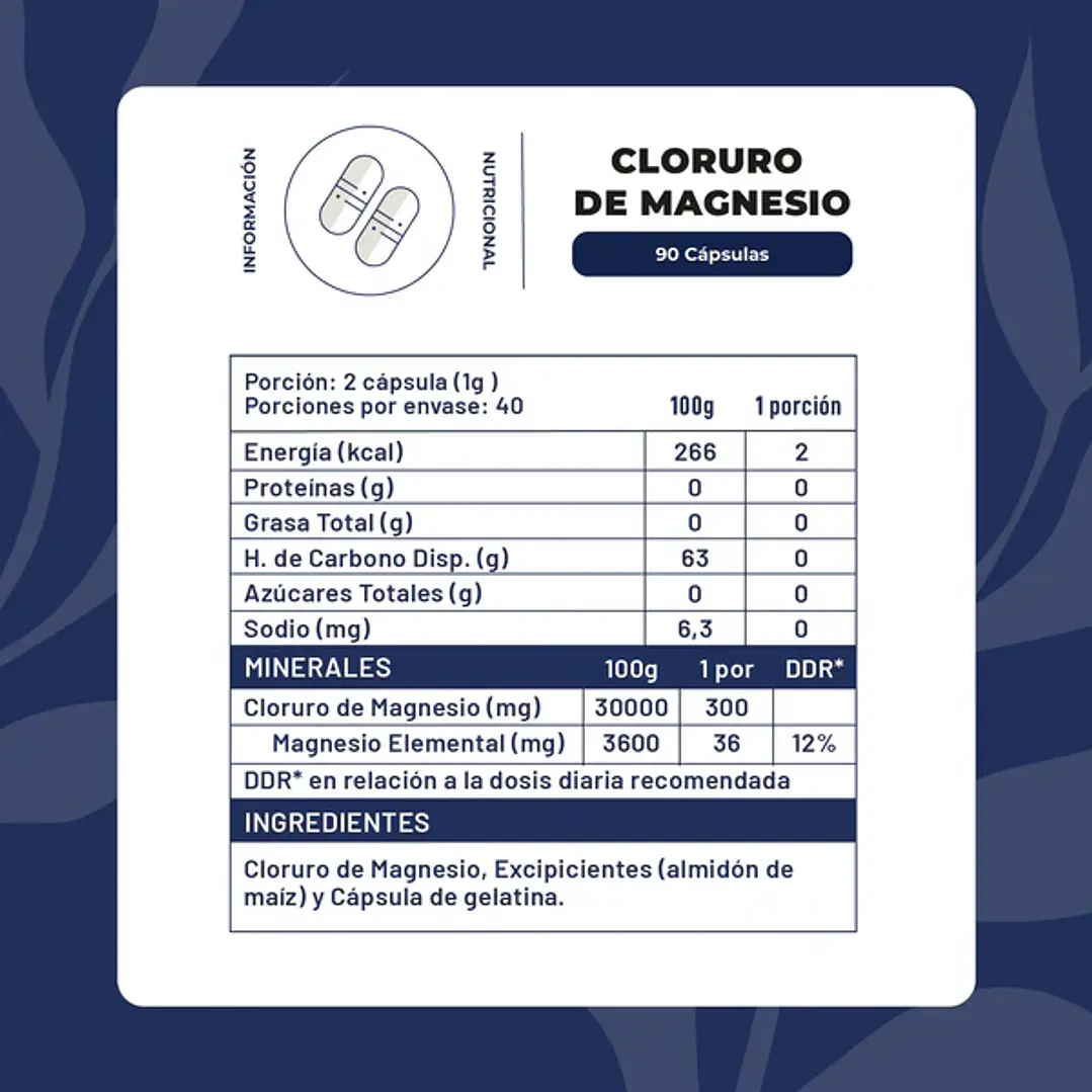CLORURO DE MAGNESIO  2