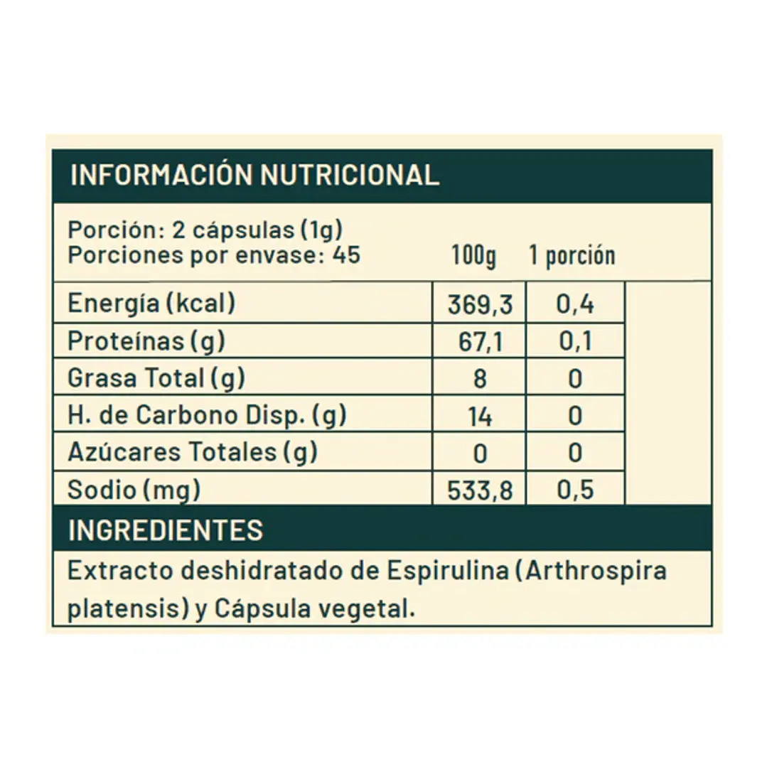 SPIRULINA 2