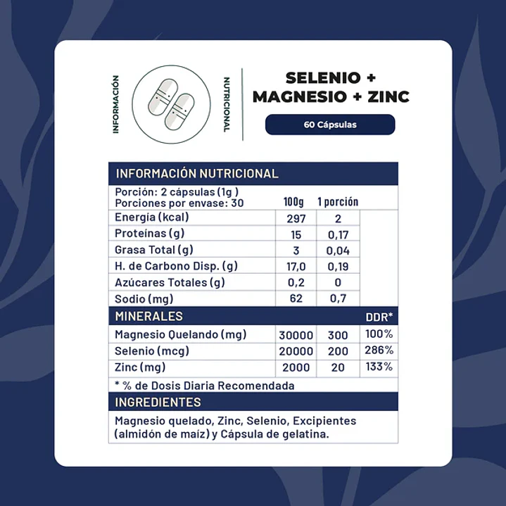 SELENIO+MAGNESIO+ZINC 4
