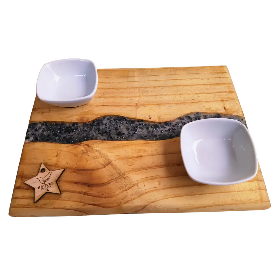 Tablas Cocktail con resina  1