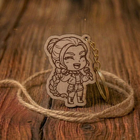 Llavero Grabado Láser Personalizado 
