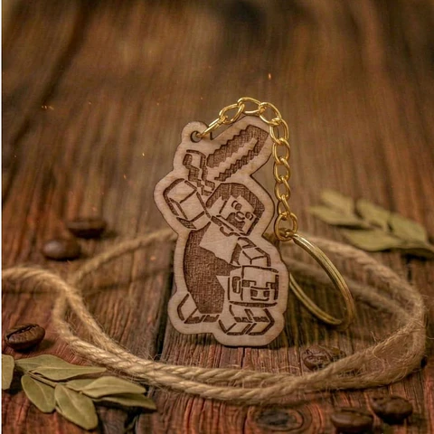 Llavero Grabado Láser Personalizado 