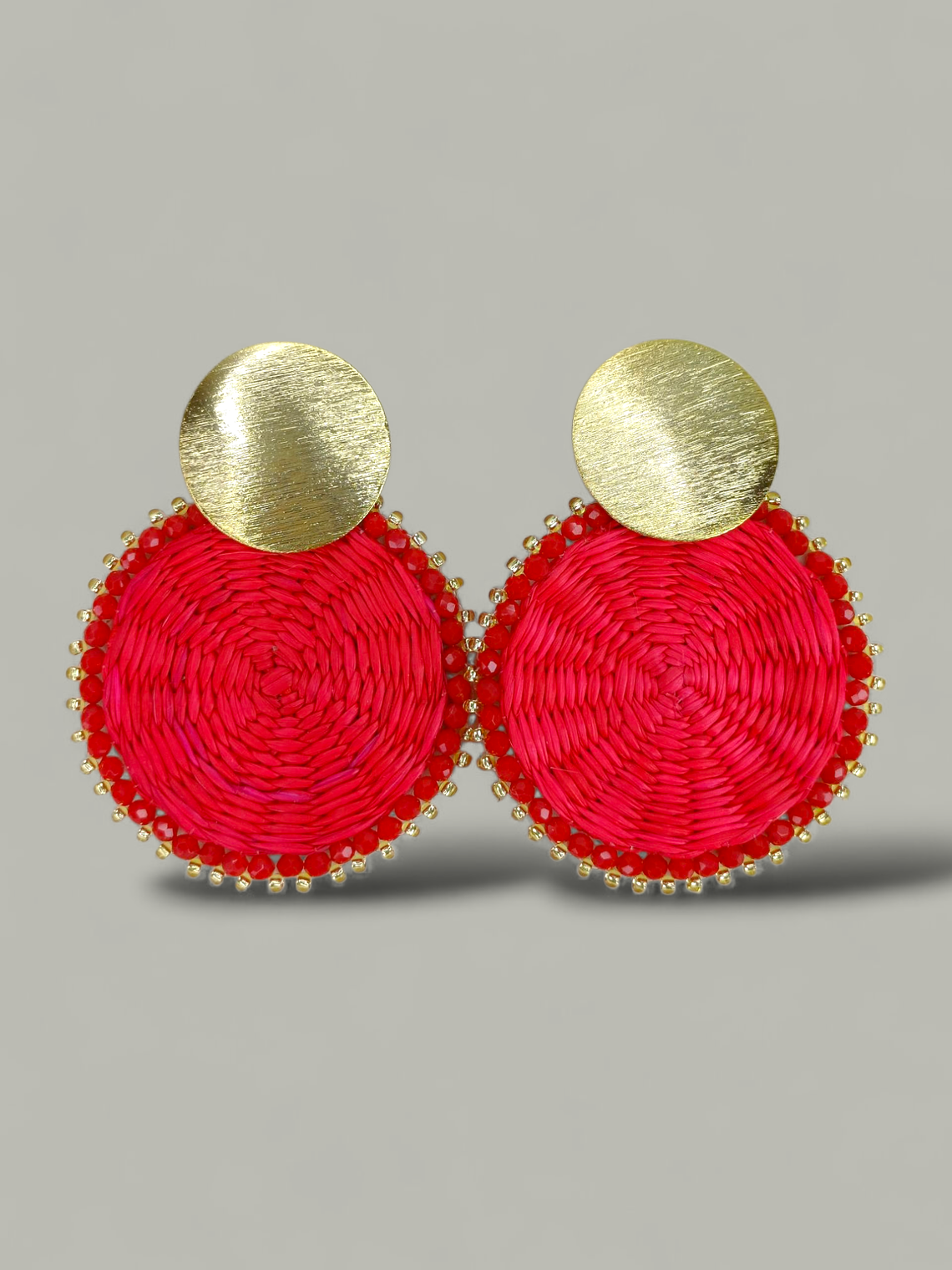 Arete Mediano Iraca tejido 1