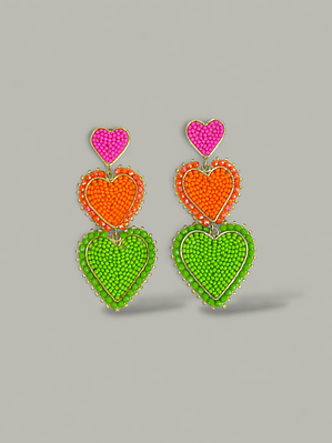 Maxi Arete Triple Tejido