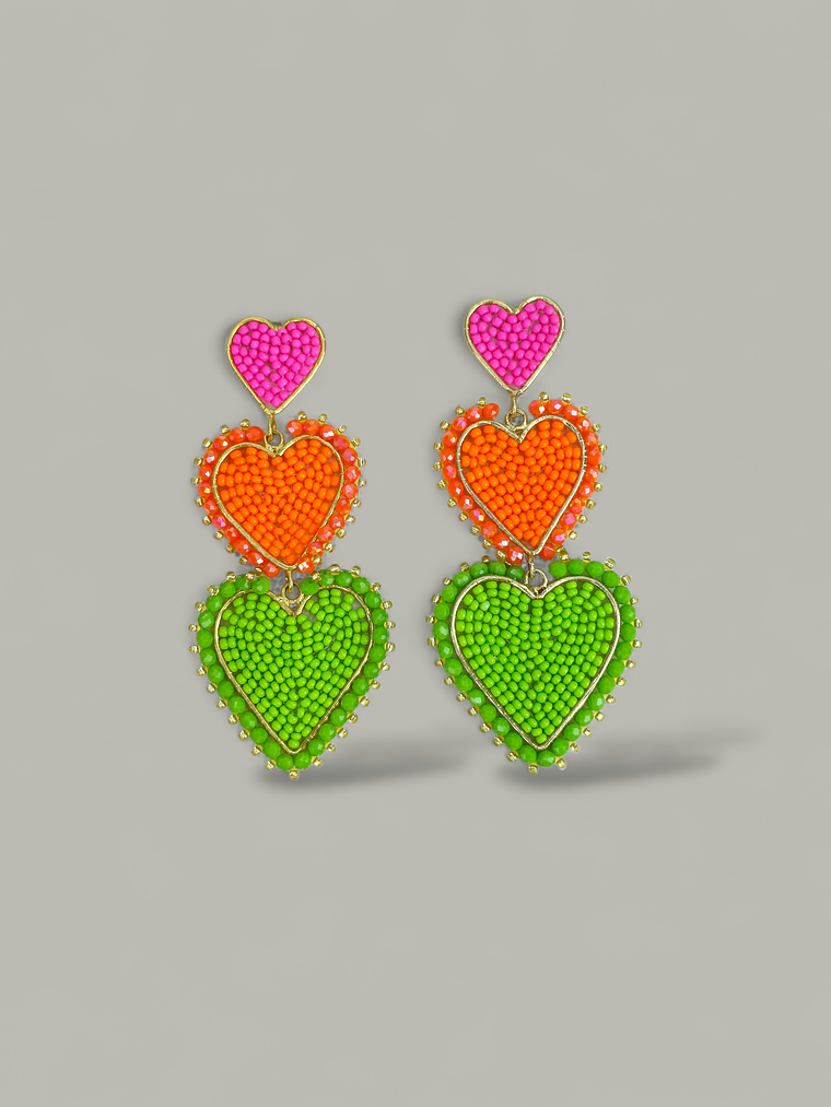 Maxi Arete Triple Tejido 1