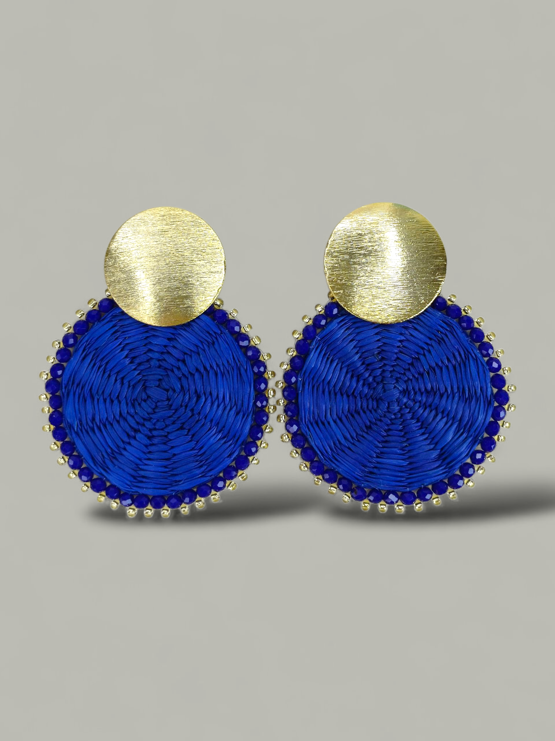 Arete Mediano Iraca tejido 5