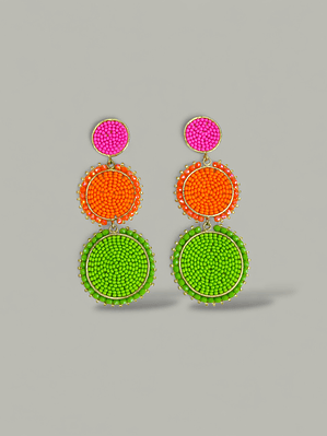 Maxi Arete Triple Tejido