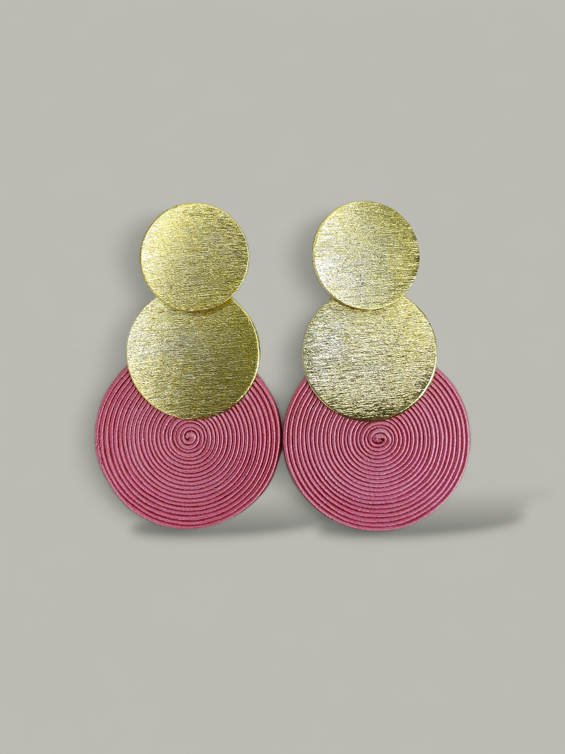 Maxi Arete Bronce con Soutache 5