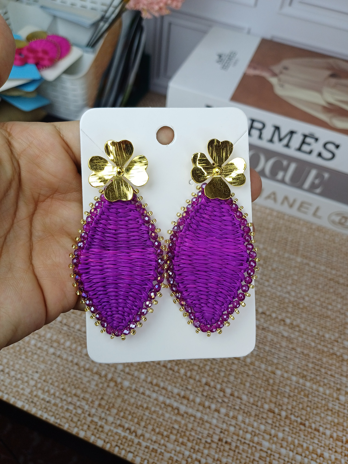 Arete Hoja en Palma de Iraca 4