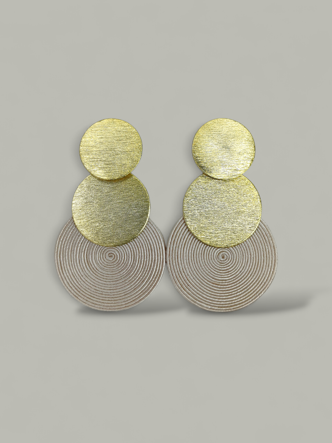 Maxi Arete Bronce con Soutache 7