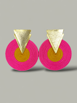 Maxi Arete Soutache topo triangulo