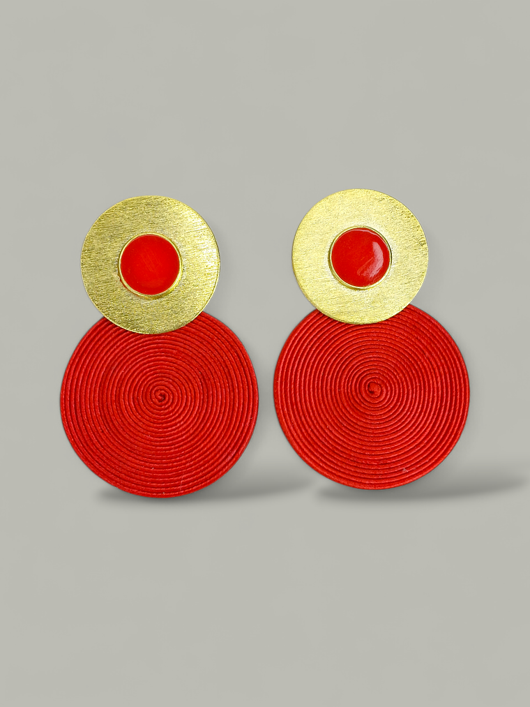 Arete Tejido Soutache 1