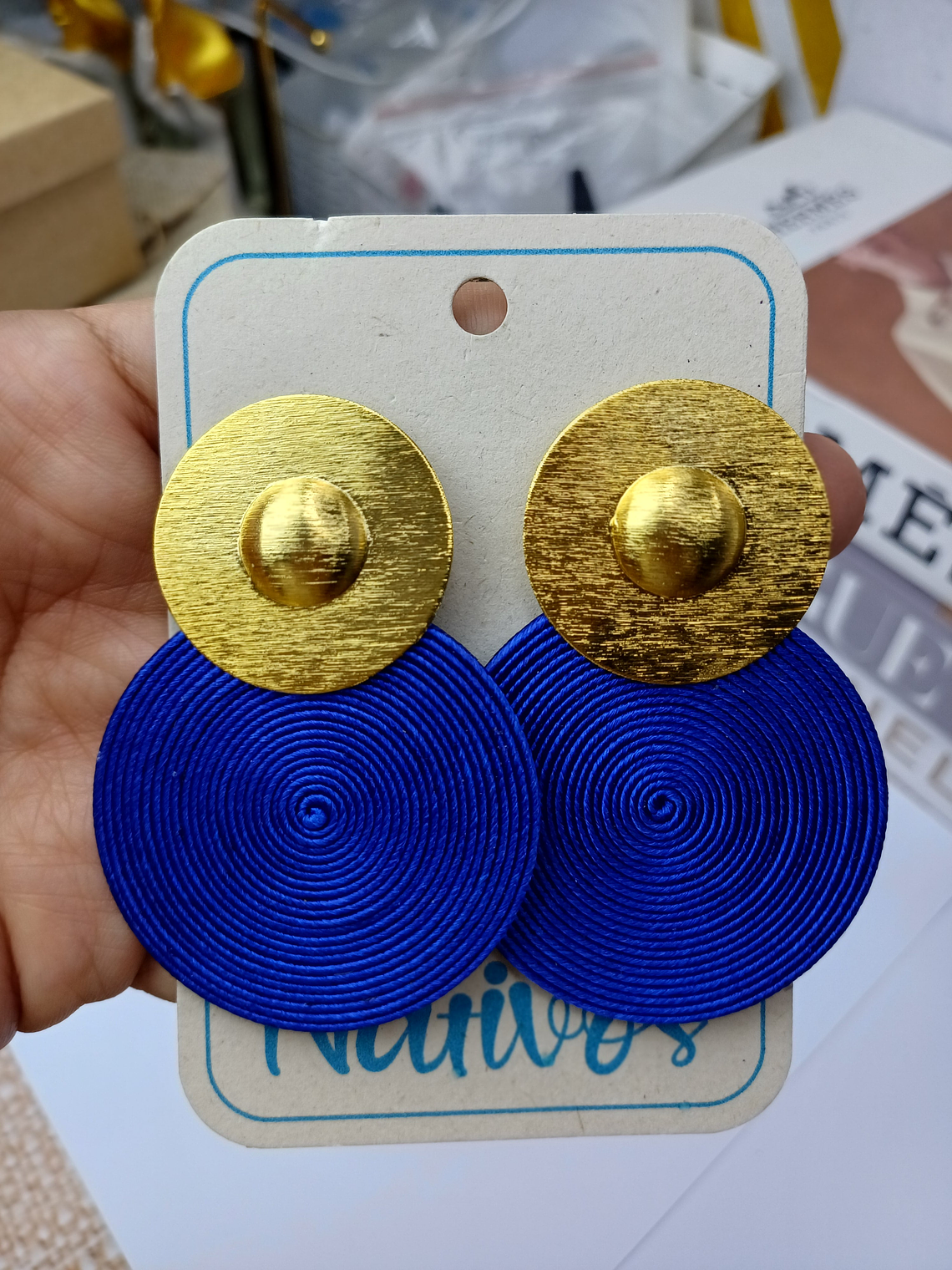 Arete soutache Basico 1