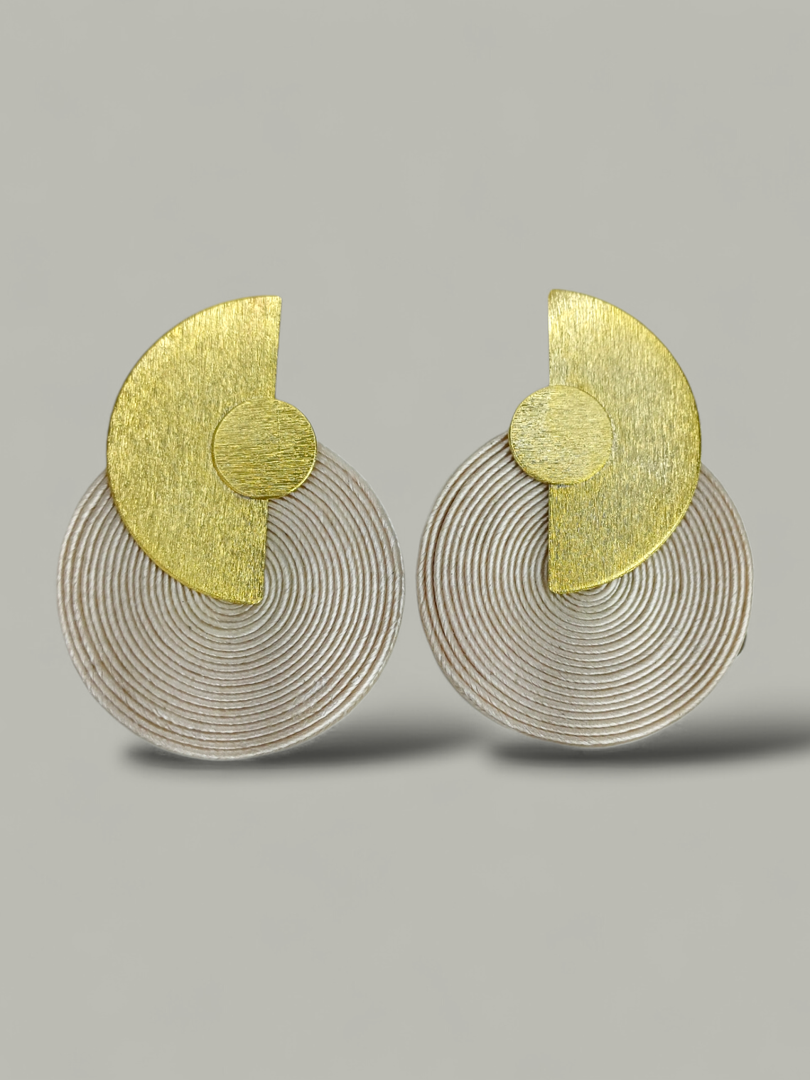 Maxi Arete Soutache Media Luna 4