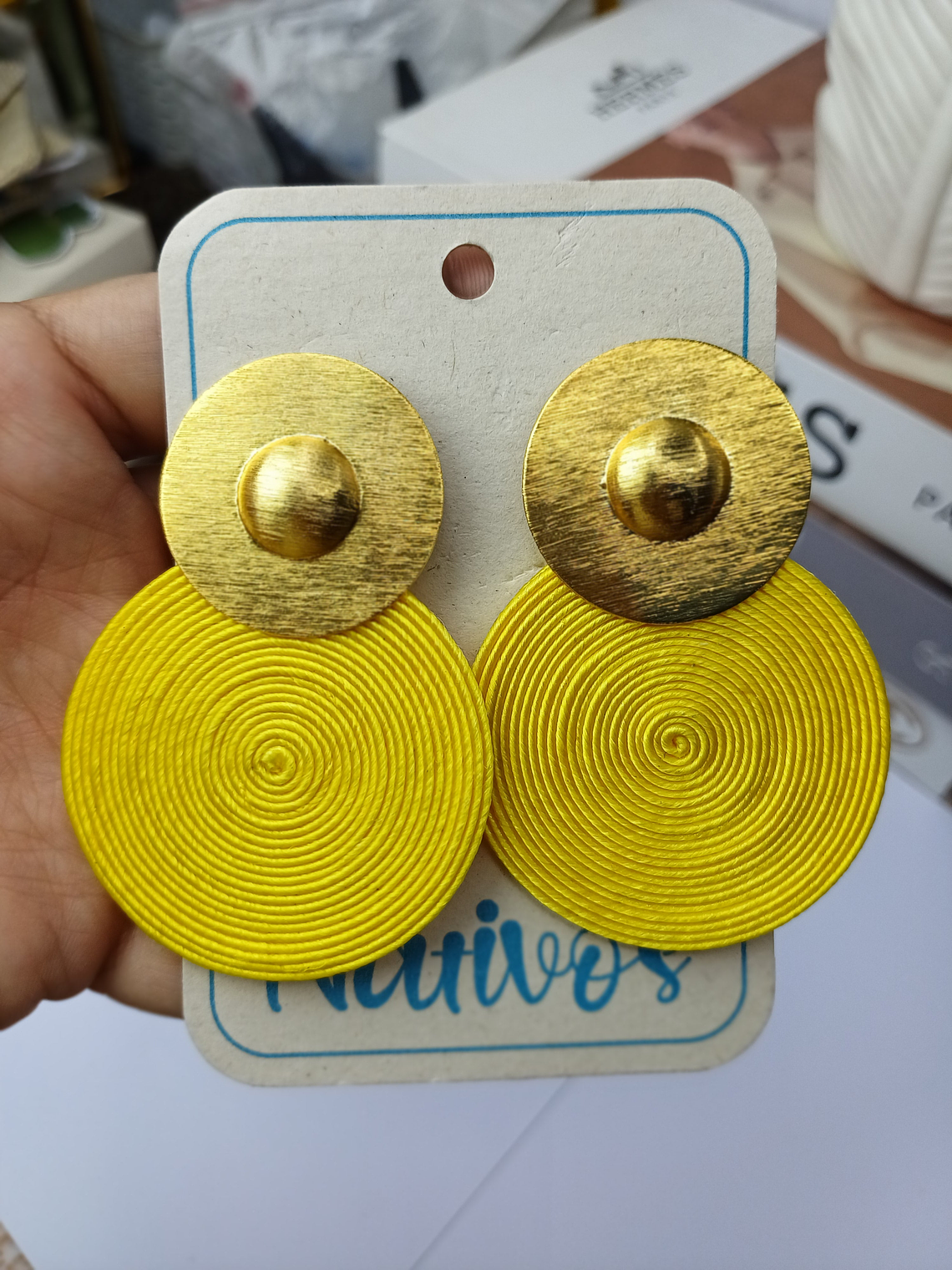 Arete soutache Basico 3