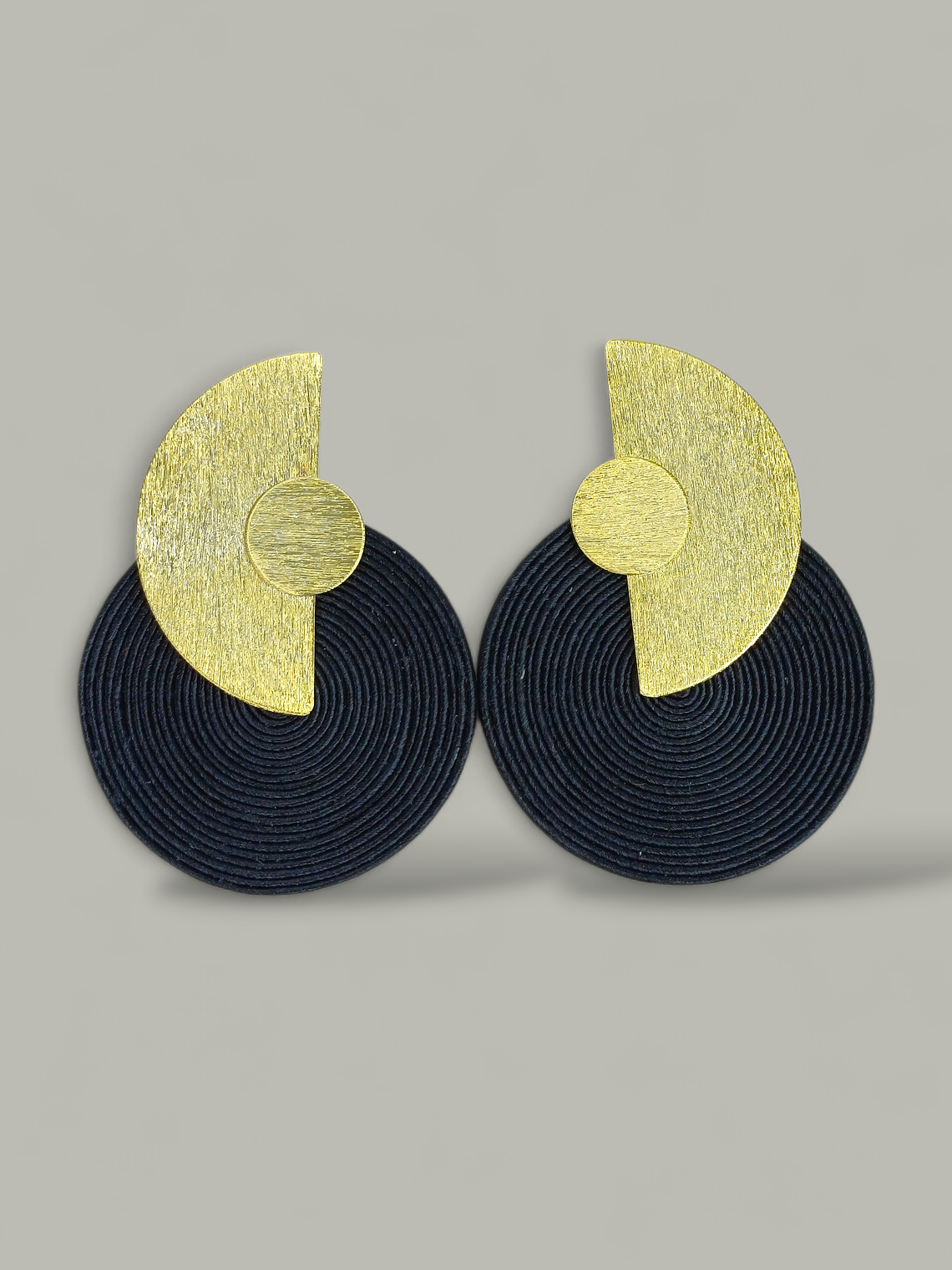 Maxi Arete Soutache Media Luna 5