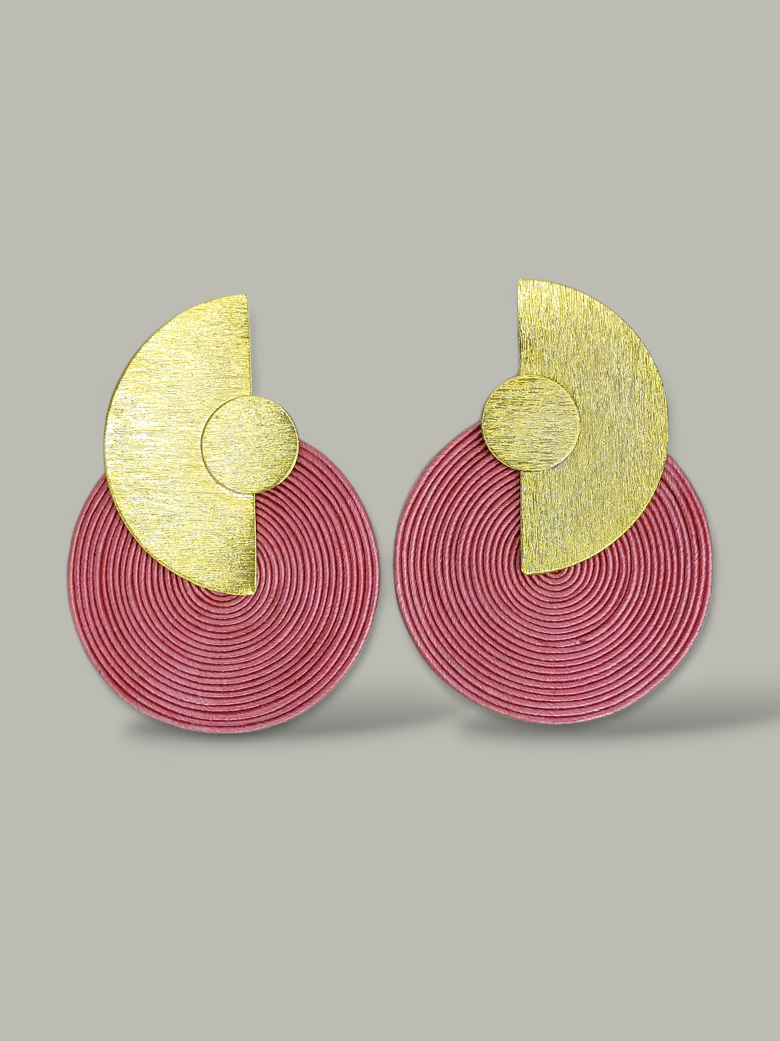 Maxi Arete Soutache Media Luna 6